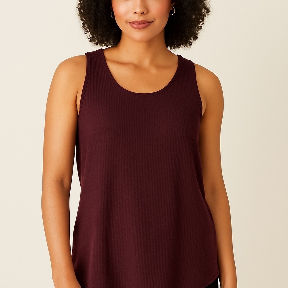 Target A New Day Sleeveless Ribbed Tank Top – Dark Brown Size XX Large